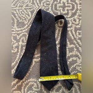 Men's Donegal Navy Wool Necktie with